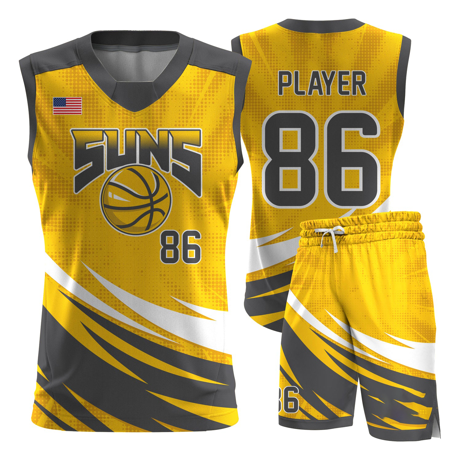 Custom Sublimation printed Basketball Kit BK-6